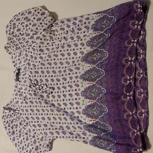 Prana Woman's peasants blouse 100%cotton